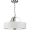 Progress Lighting Kene Collection Brushed Nickel Two-Light Semi-Flush Convertible P350098-009 - alternate 2